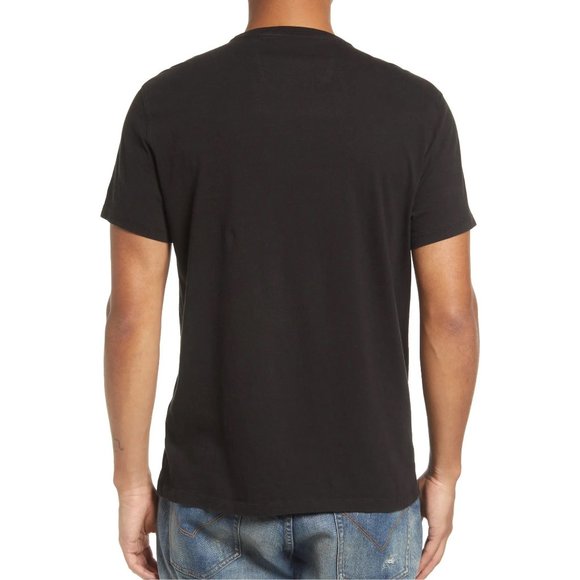 John Varvatos Men's The Band Group Retro Classic Rock Graphic Crew T-Shirt Black - Picture 3 of 6